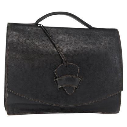 Loewe Barcelona Business Bag Leather, BLACK, LEATHER, Briefcase