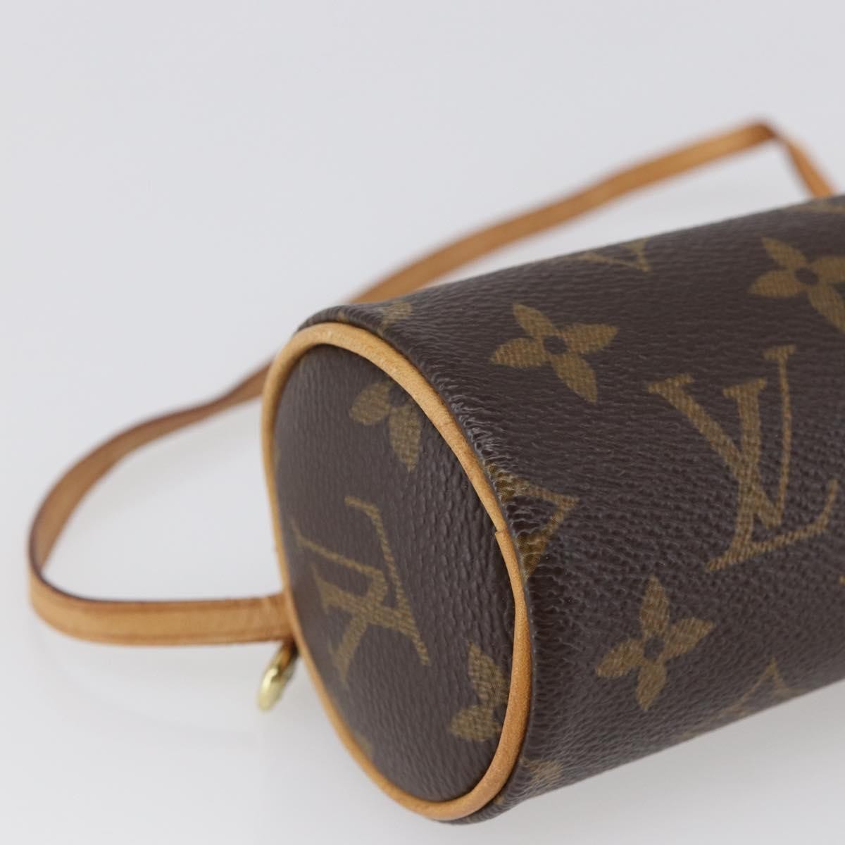 Louis Vuitton Papillon Pochette Monogram Canvas, BROWN, CANVAS, Handbag