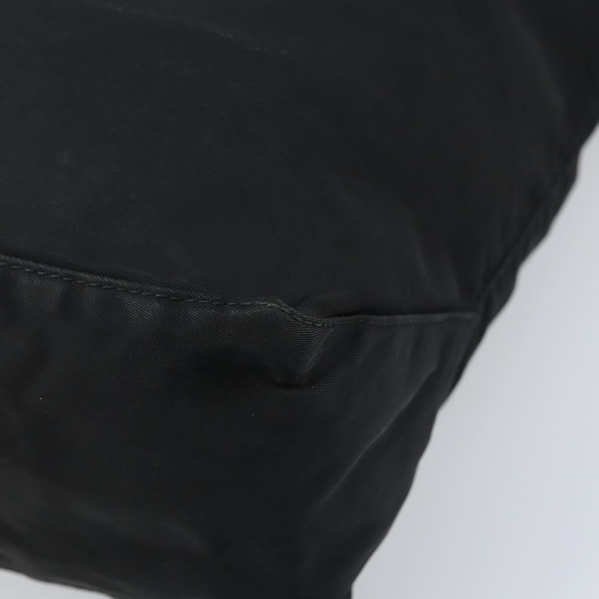 Prada Vintage Zip Tote Tessuto, BLACK, NYLON, Tote bag