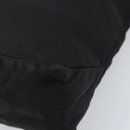 Prada Vintage Zip Tote Tessuto, BLACK, NYLON, Tote bag