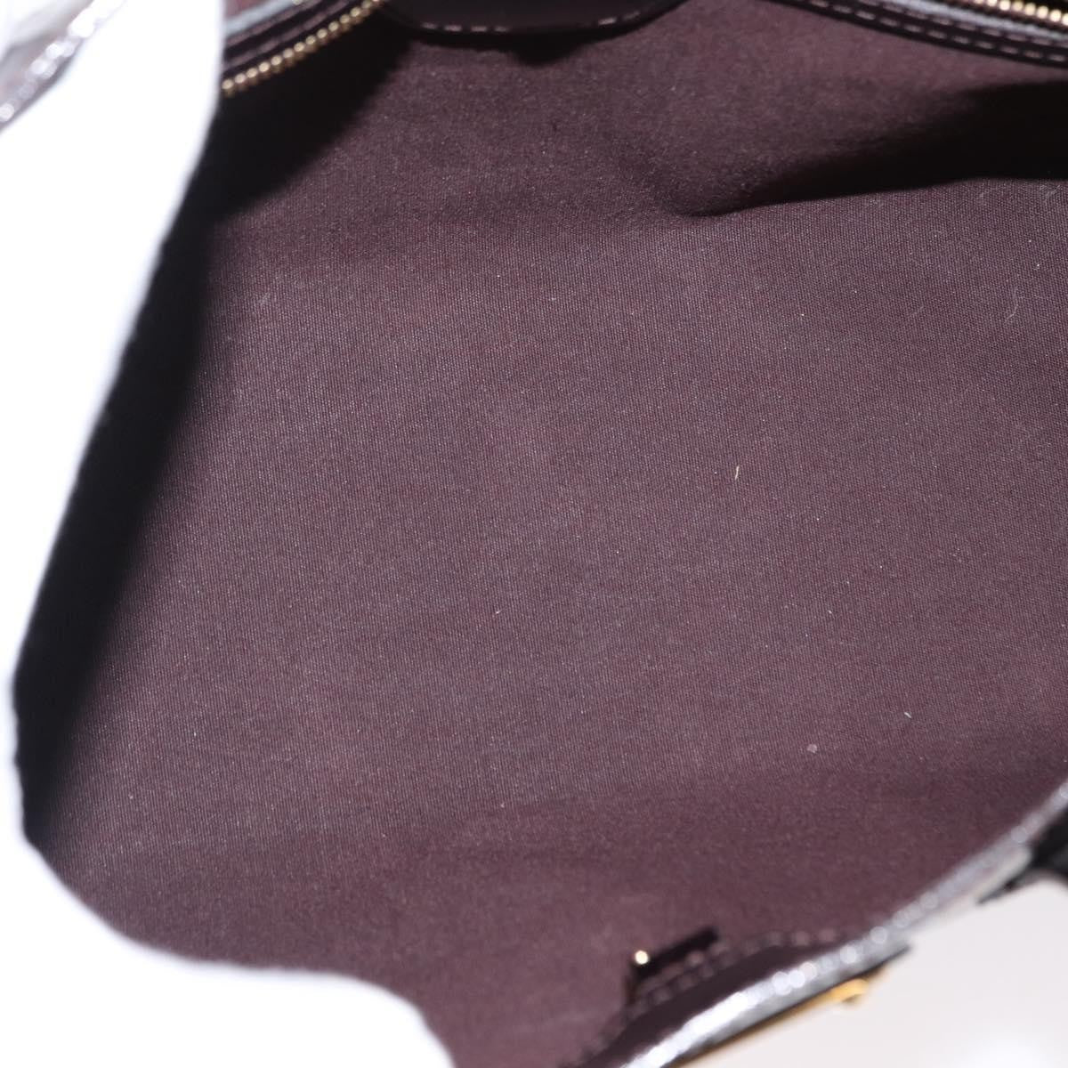 Louis Vuitton Wilshire Handbag Monogram Vernis, BURGUNDY, PATENT_LEATHER, Handbag