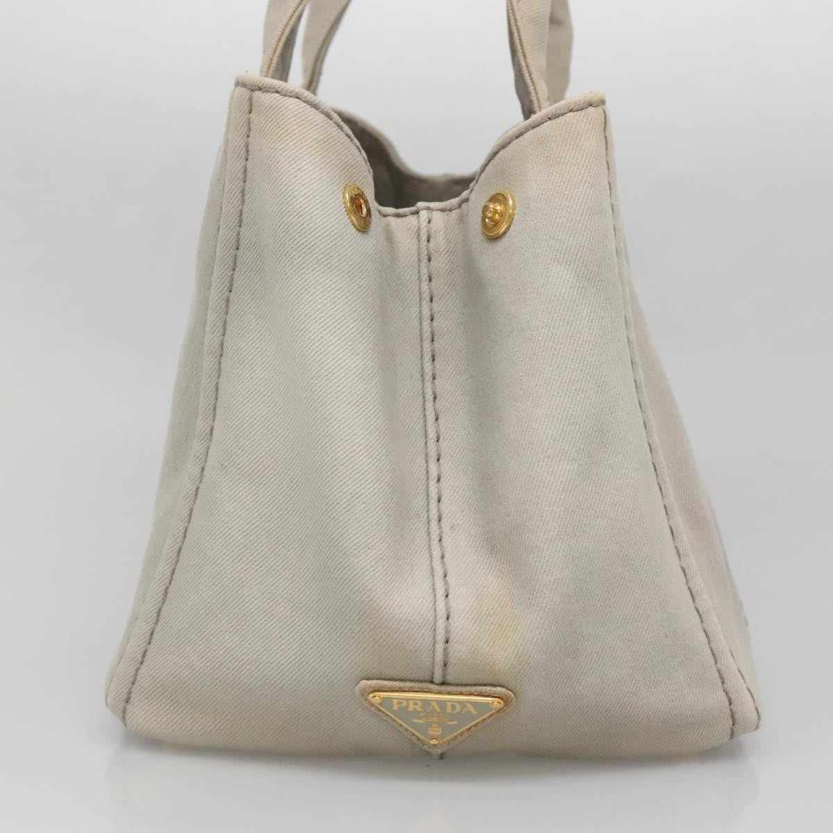 Prada Canapa Convertible Tote Canvas, GRAY, CANVAS, Tote bag