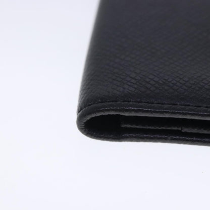 Louis Vuitton Porte Cartes Wallet Taiga Leather, BLACK, LEATHER, Wallets