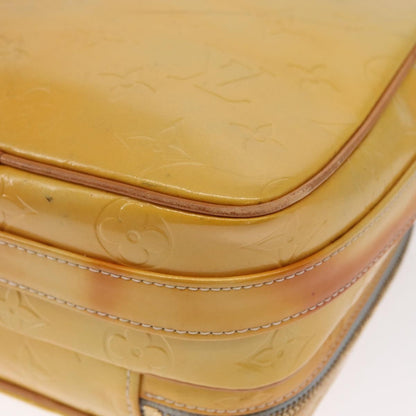 Louis Vuitton Wooster Handbag Monogram Vernis, YELLOW, PATENT_LEATHER, Shoulder bag