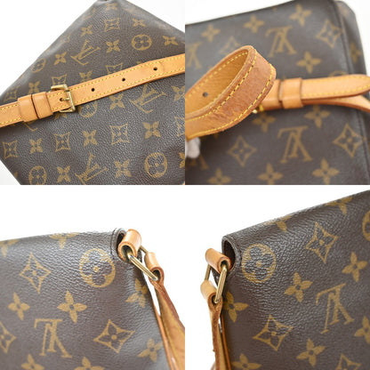 Louis Vuitton Musette Salsa Handbag Monogram Canvas, BROWN, CANVAS, Shoulder bag