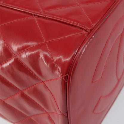 Chanel Vintage Vanity Case Patent, RED, PATENT_LEATHER, Handbag