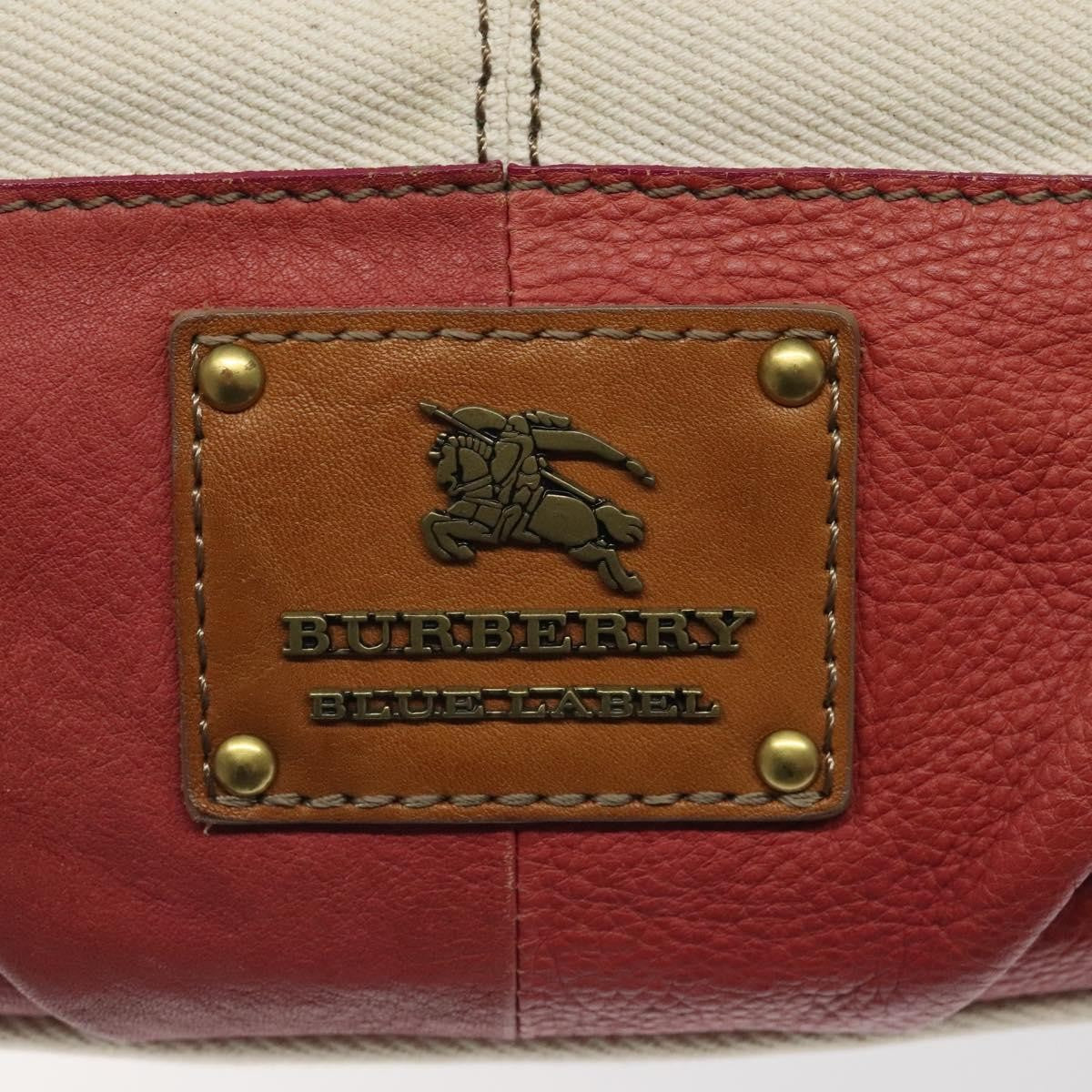 Burberry Blue Label Tote Bag Canvas, BEIGE, CANVAS, Tote bag