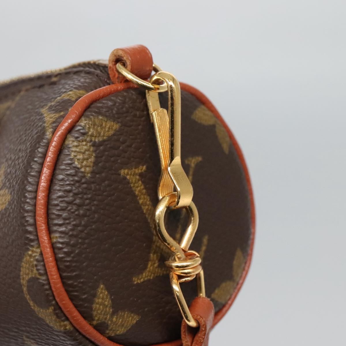 Louis Vuitton Papillon Pochette Monogram Canvas, BROWN, CANVAS, Clutche & pouche