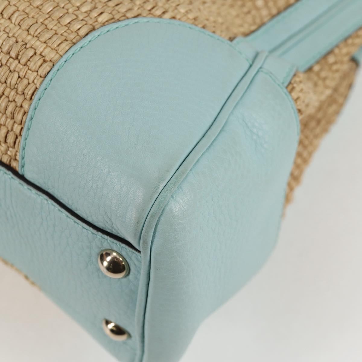 Gucci Bamboo Shopper Tote Straw, BEIGE, WICKER, Tote bag