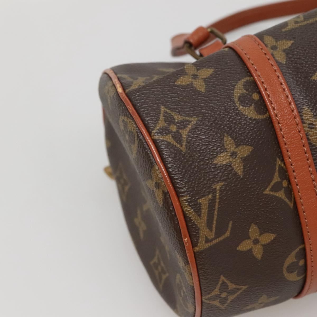 Louis Vuitton Papillon Handbag Monogram Canvas, BROWN, CANVAS, Handbag