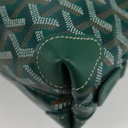 Goyard Vendome cosmetic pouch Canvas, GREEN, CANVAS, Clutche & pouche