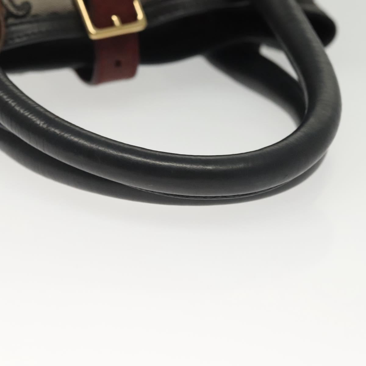 Celine Vintage Macadam Handbag Macadam, NAVY, CANVAS, Handbag