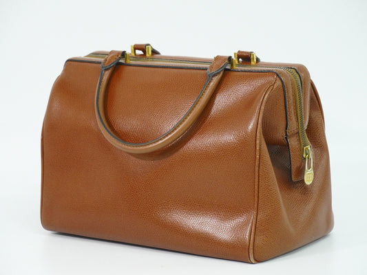 Celine Handbag Leather, BROWN, LEATHER, Handbag