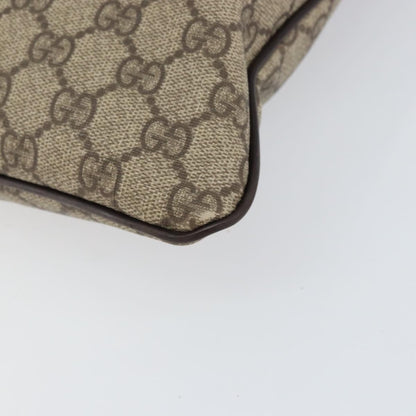 Gucci Flat Messenger Bag GG Canvas, BEIGE, CANVAS, Shoulder bag
