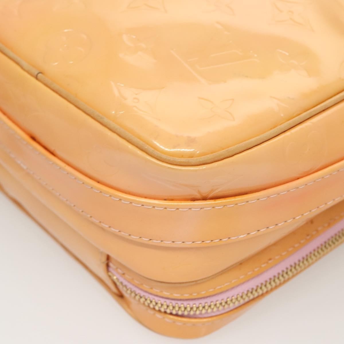 Louis Vuitton Wooster Handbag Monogram Vernis, BEIGE, PATENT_LEATHER, Handbag