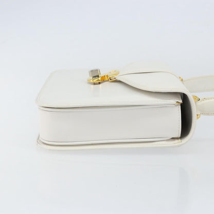 Gucci Vintage Handbag Leather, WHITE, LEATHER, Handbag