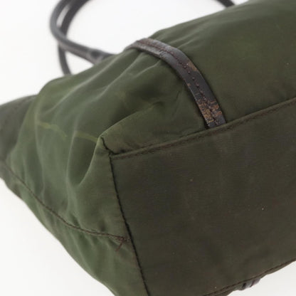 Prada Vintage Tote Tessuto, KHAKI, NYLON, Tote bag