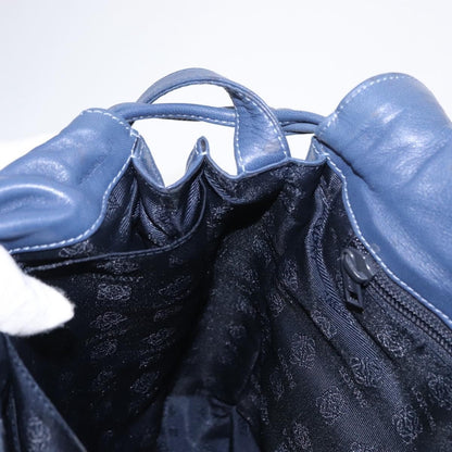 Loewe Flamenco Bag Leather, BLUE, LEATHER, Shoulder bag