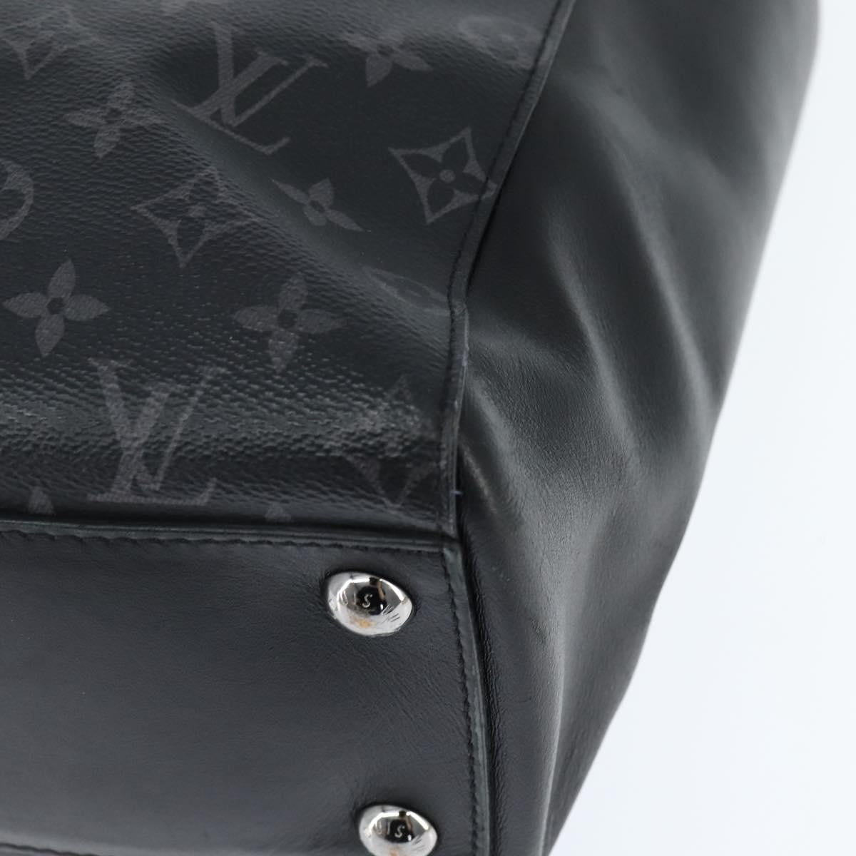 Louis Vuitton Grand Sac Bag Monogram Eclipse Canvas, BLACK, CANVAS, Tote bag