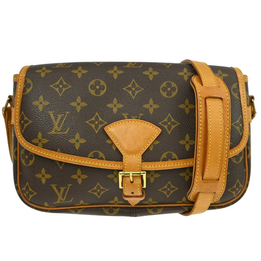 Louis Vuitton Sologne Handbag Monogram Canvas, Brown, Canvas, Shoulder Bag