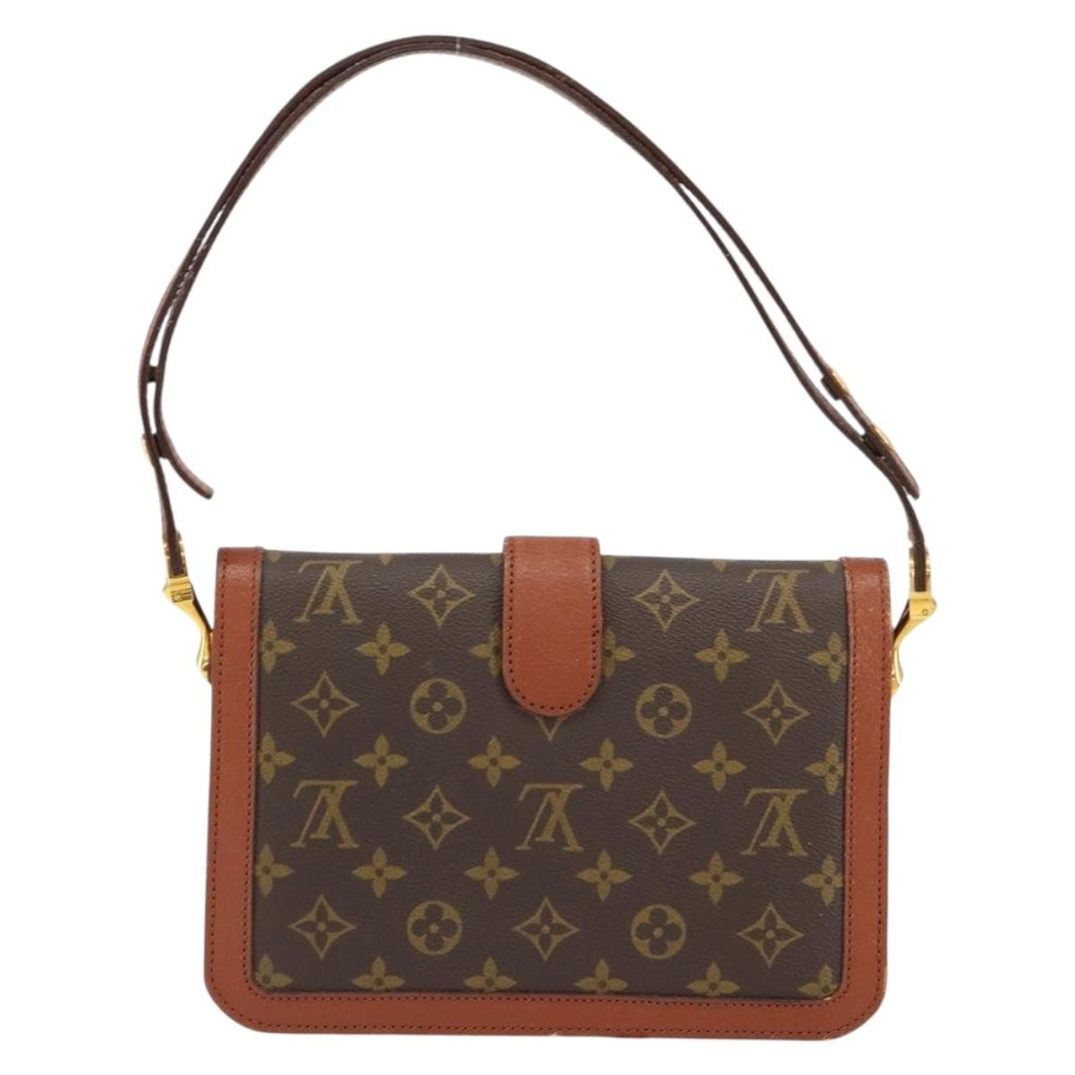 Louis Vuitton Vintage Dauphine Shoulder Bag Monogram Canvas, BROWN, CANVAS, Shoulder bag