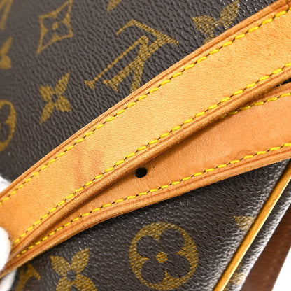 Louis Vuitton Musette Tango Handbag Monogram Canvas, Brown, Canvas, Shoulder Bag