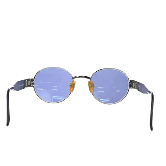 Chanel CHANEL Logo Sunglasses Eye Wear Plastic, Blue, Metal, Sunglasses