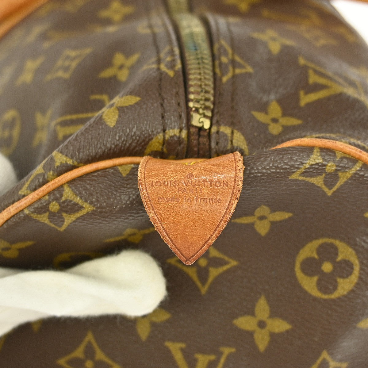 Louis Vuitton Keepall Bag Monogram Canvas, BROWN, CANVAS, Travel bag