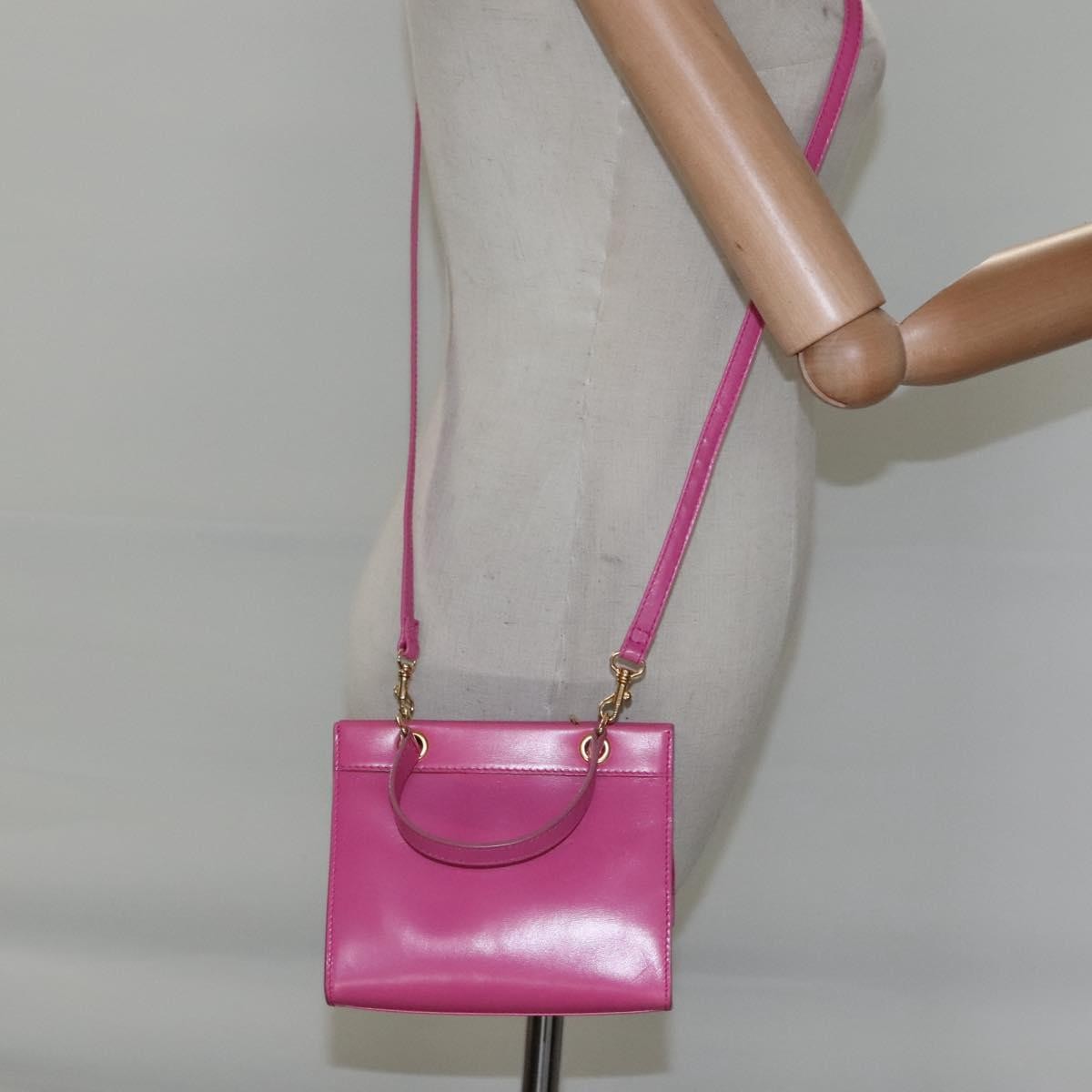 Celine Handbag Leather, PINK, LEATHER, Handbag