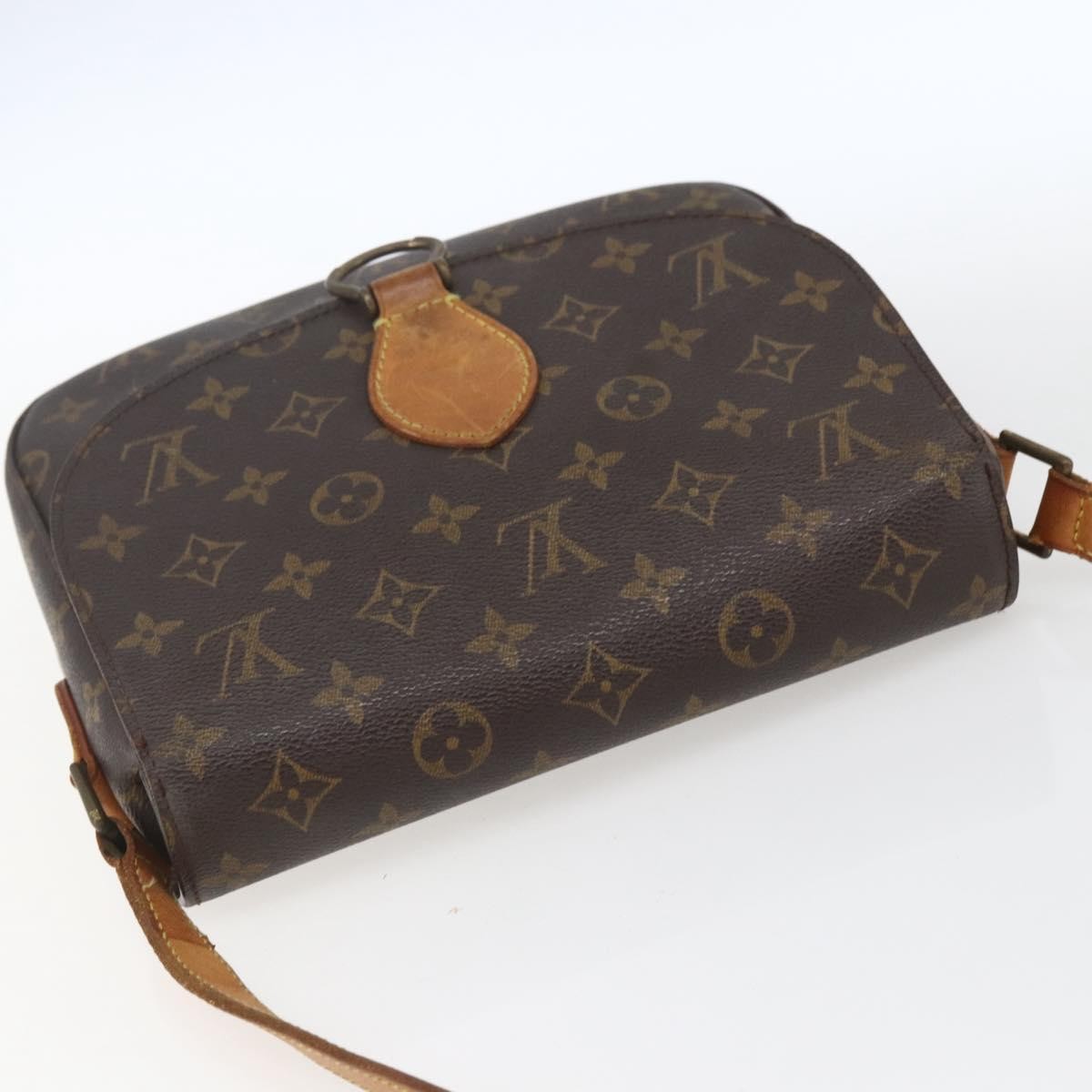 Louis Vuitton Saint Cloud Handbag Monogram Canvas, BROWN, CANVAS, Shoulder bag