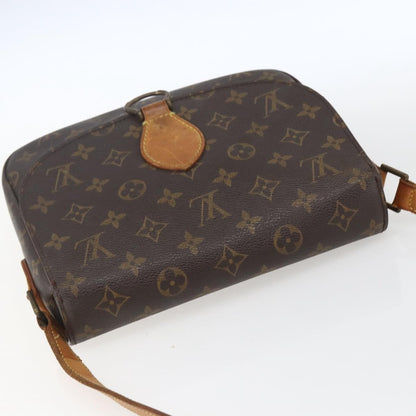 Louis Vuitton Saint Cloud Handbag Monogram Canvas, BROWN, CANVAS, Shoulder bag