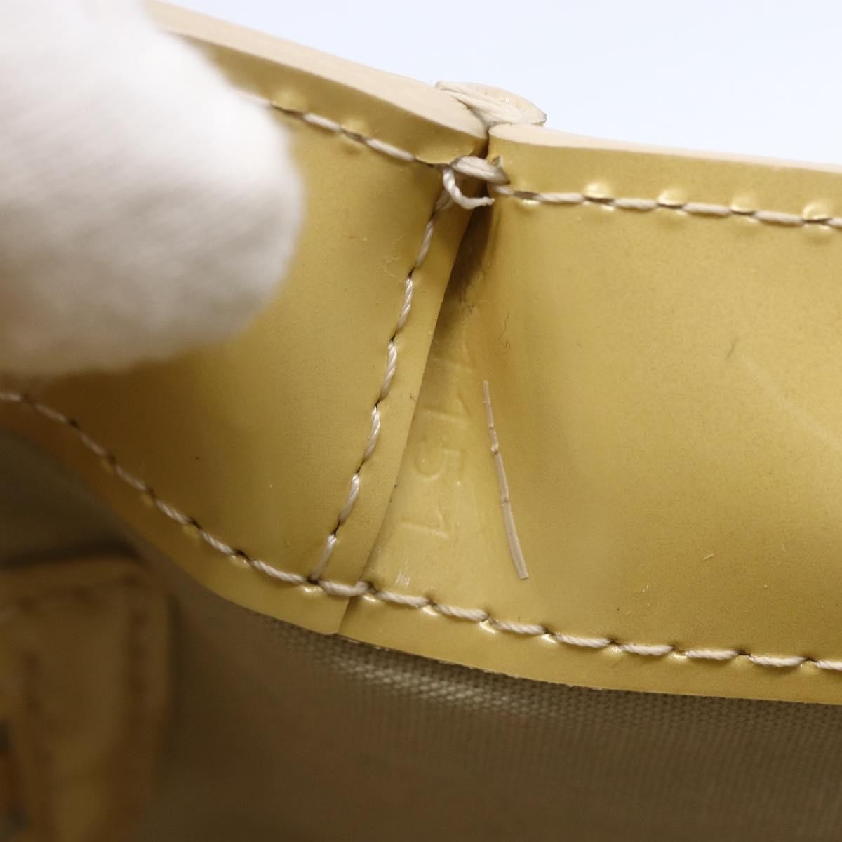 Louis Vuitton Wilshire Handbag Monogram Vernis, BEIGE, PATENT_LEATHER, Handbag