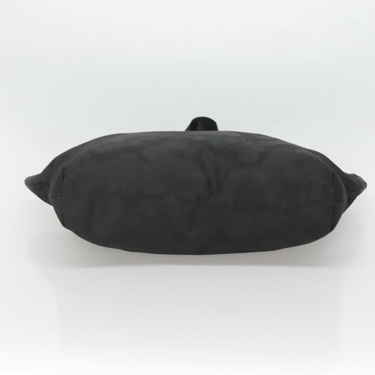 Versace Vintage Tote Nylon, BLACK, NYLON, Tote bag