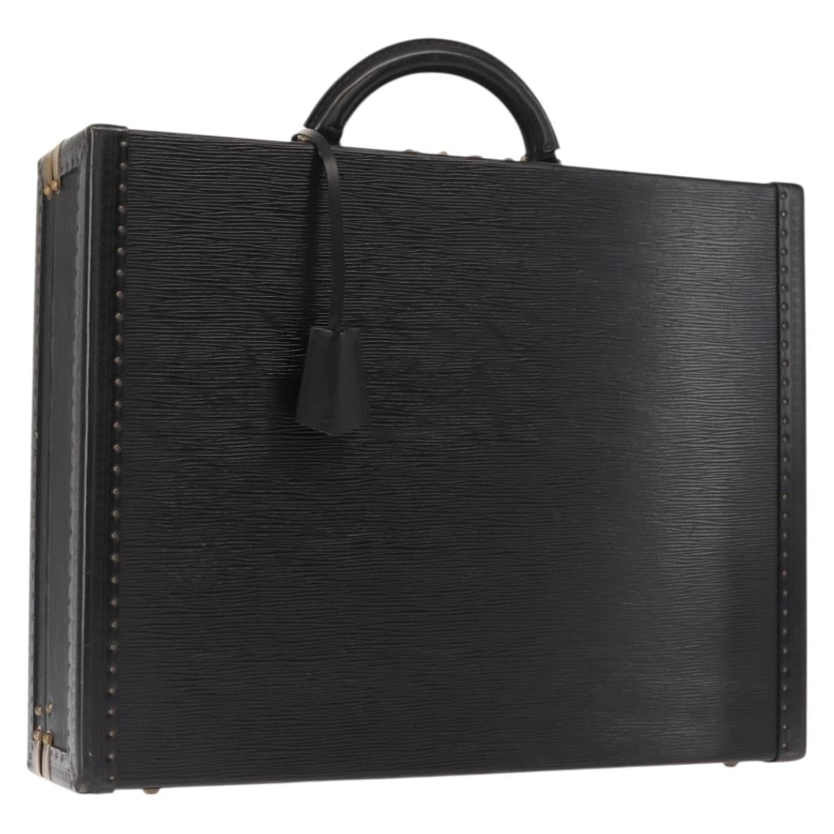 Louis Vuitton President Classeur Briefcase Epi Leather, BLACK, LEATHER, Briefcase