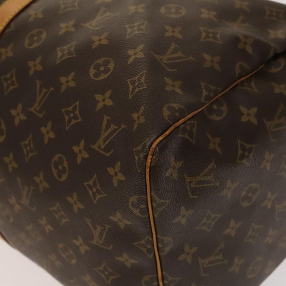 Louis Vuitton Keepall Bag Monogram Canvas, BROWN, CANVAS, Travel bag
