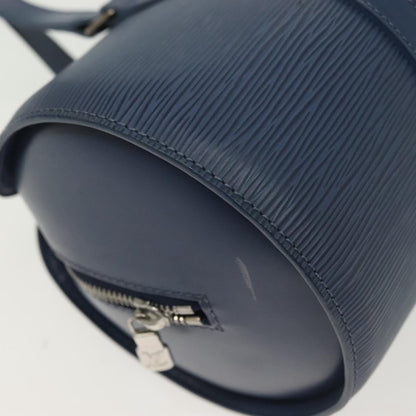 Louis Vuitton Soufflot Handbag Epi Leather, BLUE, LEATHER, Handbag