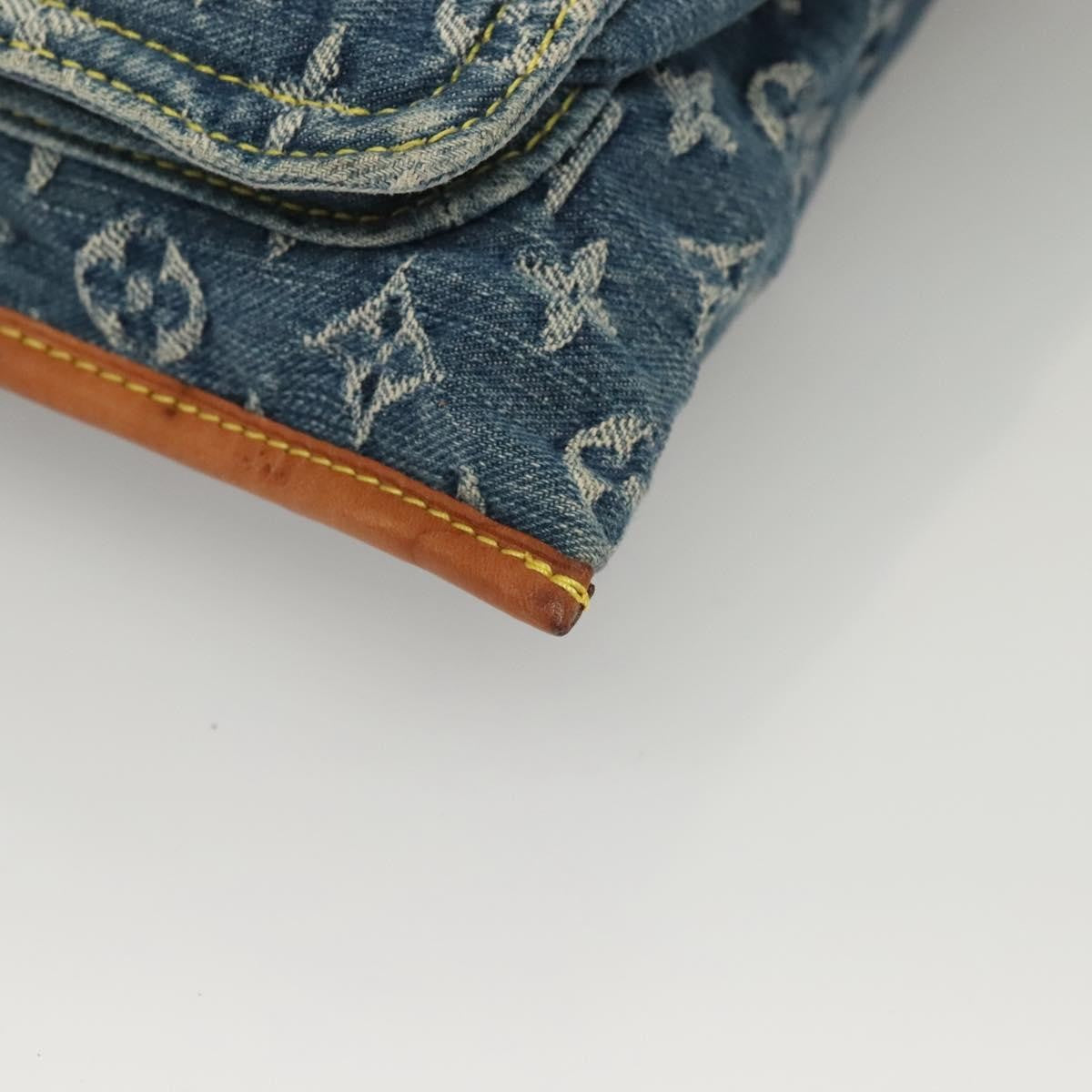 Louis Vuitton Baggy grand modèle Denim, BLUE, DENIM_JEANS, Handbag