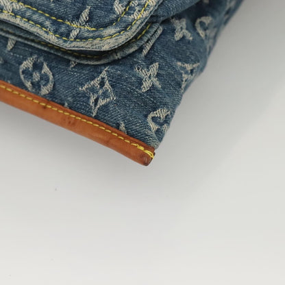 Louis Vuitton Baggy grand modèle Denim, BLUE, DENIM_JEANS, Handbag