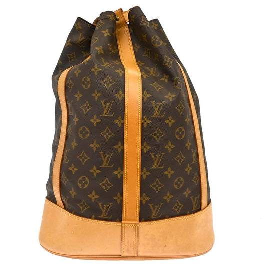 Louis Vuitton Randonnee Backpack Monogram Canvas, Brown, Canvas, Shoulder Bag