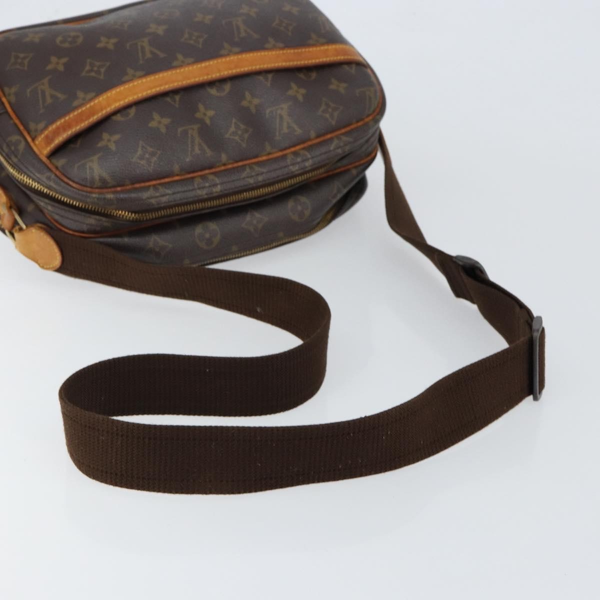 Louis Vuitton Reporter Bag Monogram Canvas, BROWN, CANVAS, Shoulder bag