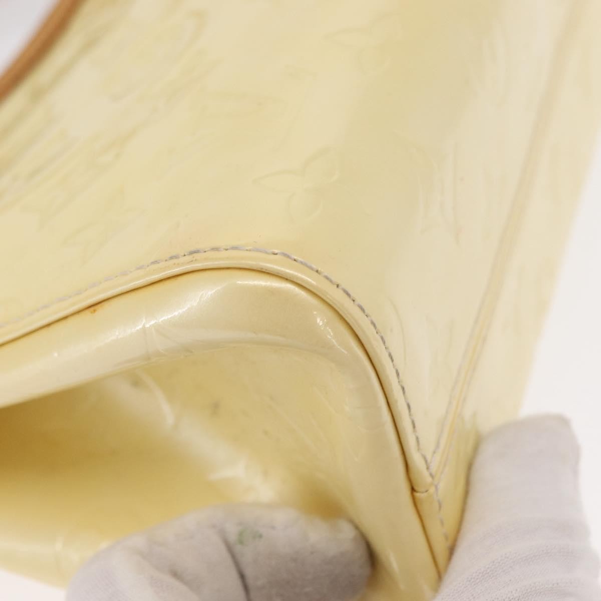 Louis Vuitton Roxbury Drive Handbag Monogram Vernis, YELLOW, PATENT_LEATHER, Handbag