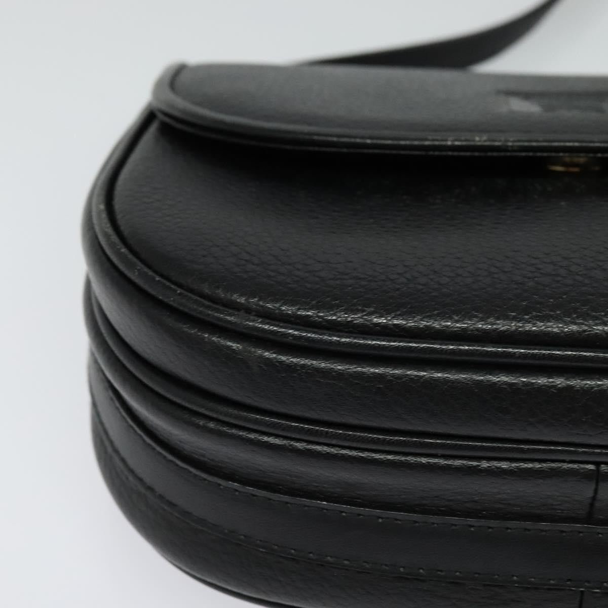 Burberry Flap Shoulder Bag Leather, BLACK, LEATHER, Shoulder bag