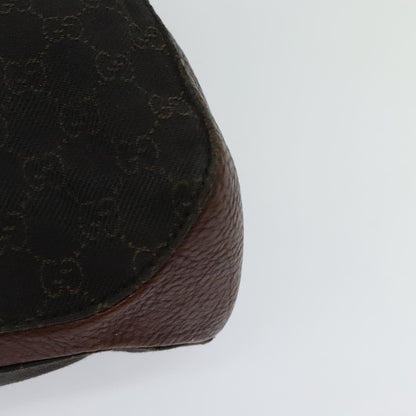 Gucci Horsebit Handle Tote GG Canvas, BROWN, CANVAS, Tote bag