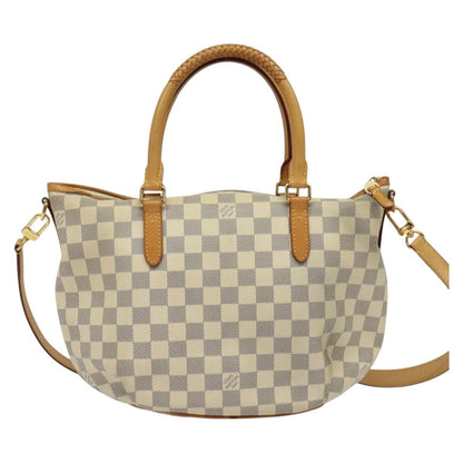 Louis Vuitton Riviera Handbag Damier, WHITE, CANVAS, Tote bag