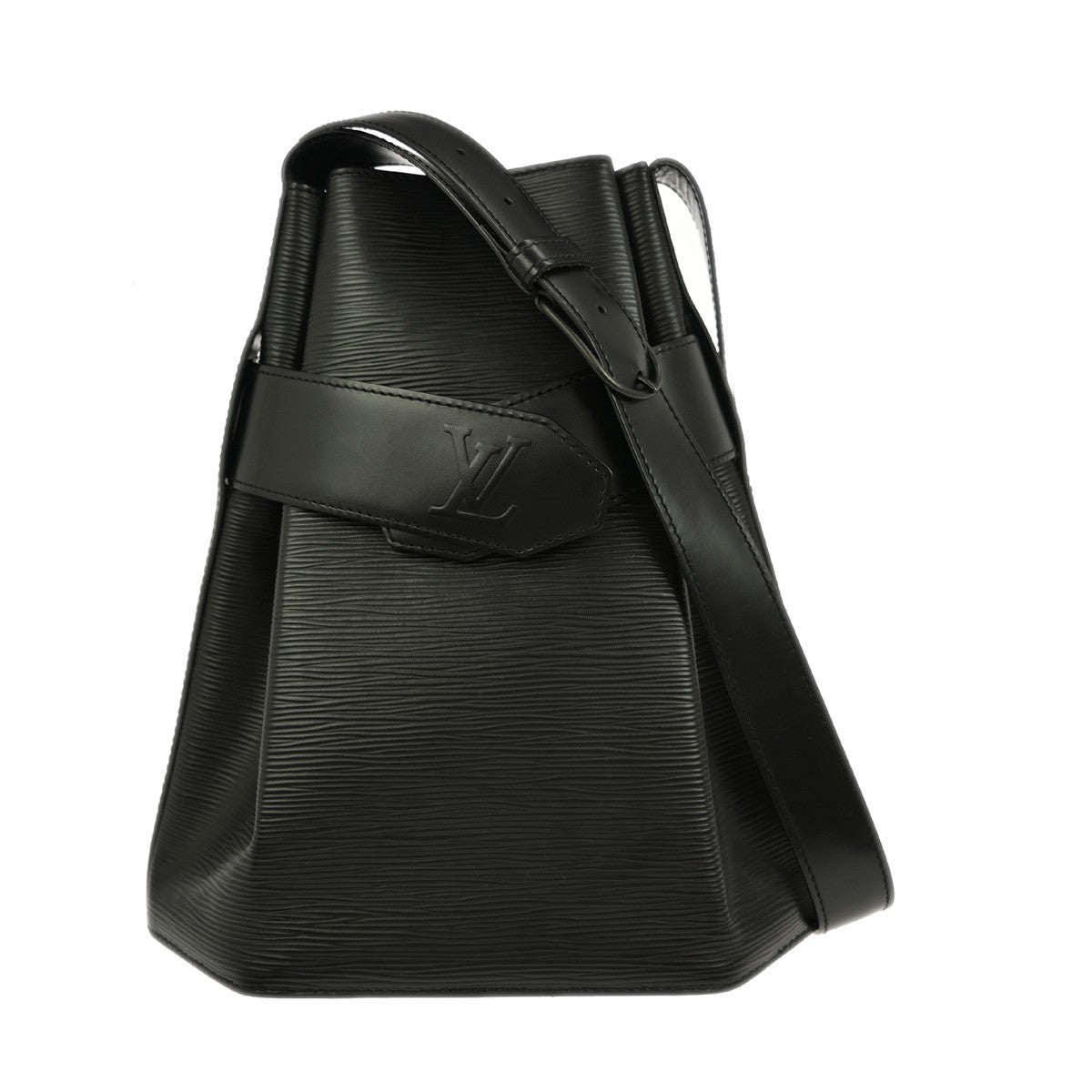 Louis Vuitton Vintage Sac d'Epaule Handbag Epi Leather, Black, Leather, Shoulder Bag
