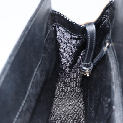 Gucci Vintage Handbag Canvas, GRAY, CANVAS, Handbag