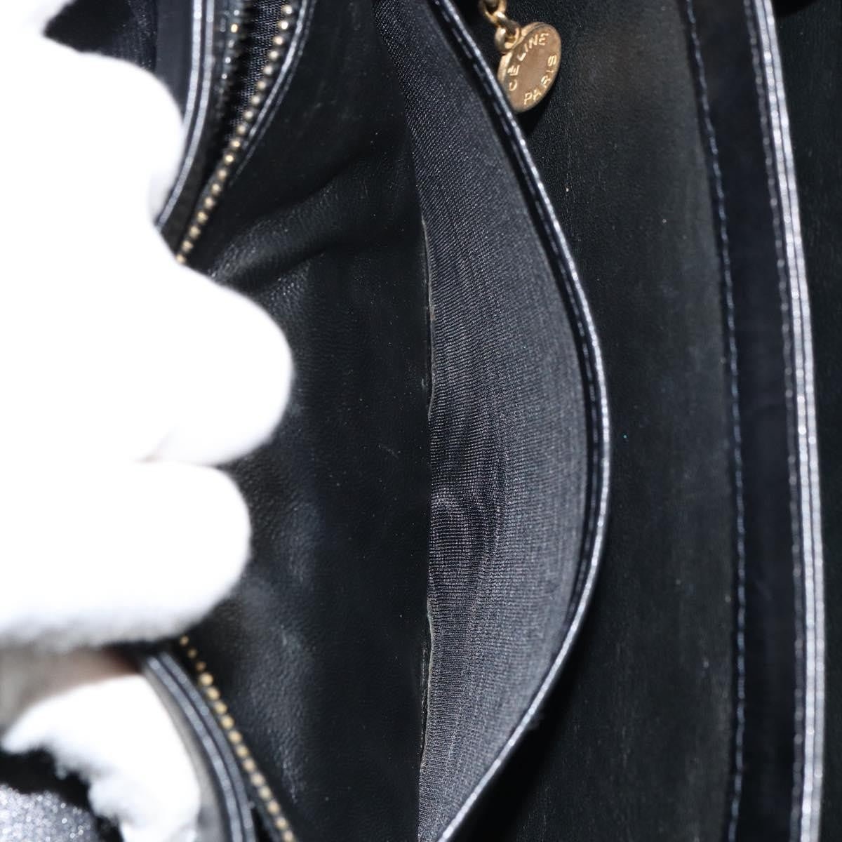 Celine Horse Carriage Shoulder bag Leather, BLACK, LEATHER, Shoulder bag