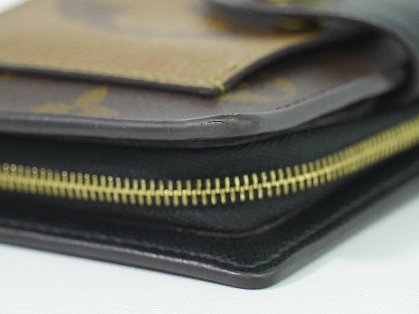 Louis Vuitton Juliette Wallet Reverse Monogram Canvas, BROWN, CANVAS, Wallets