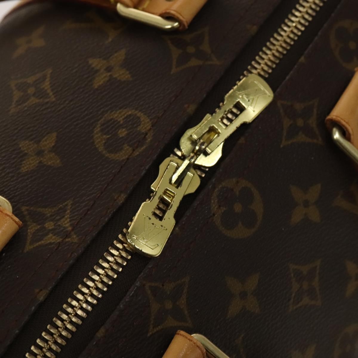 Louis Vuitton Keepall Bag Monogram Canvas, BROWN, CANVAS, Travel bag