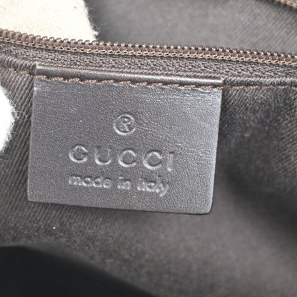Gucci Vintage Shoulder Bag GG Coated Canvas, Brown, Canvas, Shoulder Bag
